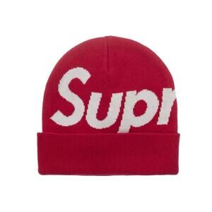 🚨 FW25 Supreme Big Logo Beanie “Red” OS